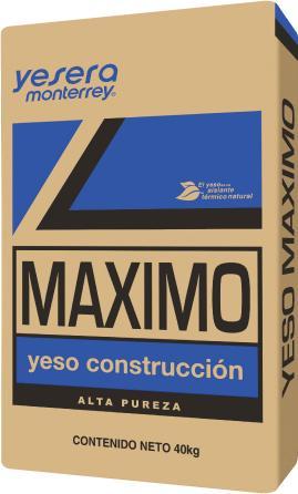 YESO MAXIMO 40KG (FRAGUADO LENTO)