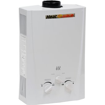 BOILER DE PASO HEATWAVE GAS L.P. (9.5 A 13 LTS/MIN)