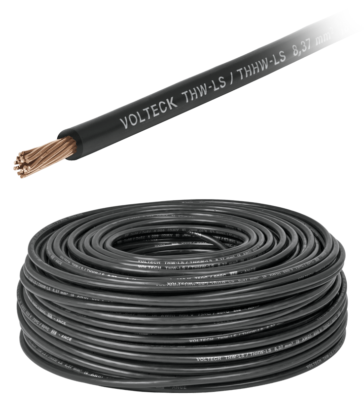 CABLE SENCILLO CDC # 14 NEGRO