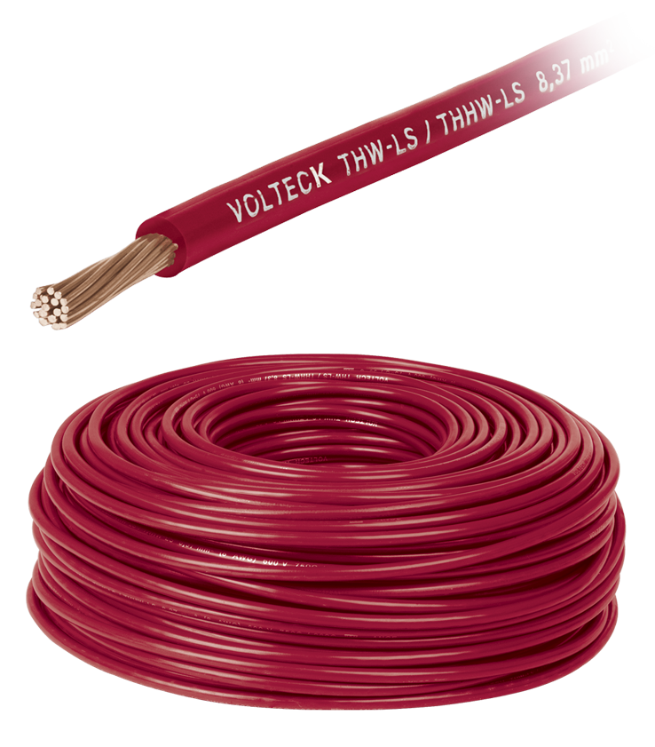 CABLE SENCILLO CDC # 10 ROJO