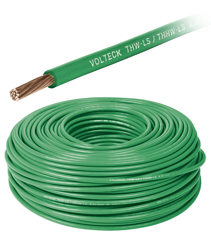 CABLE SENCILLO CDC # 12 VERDE