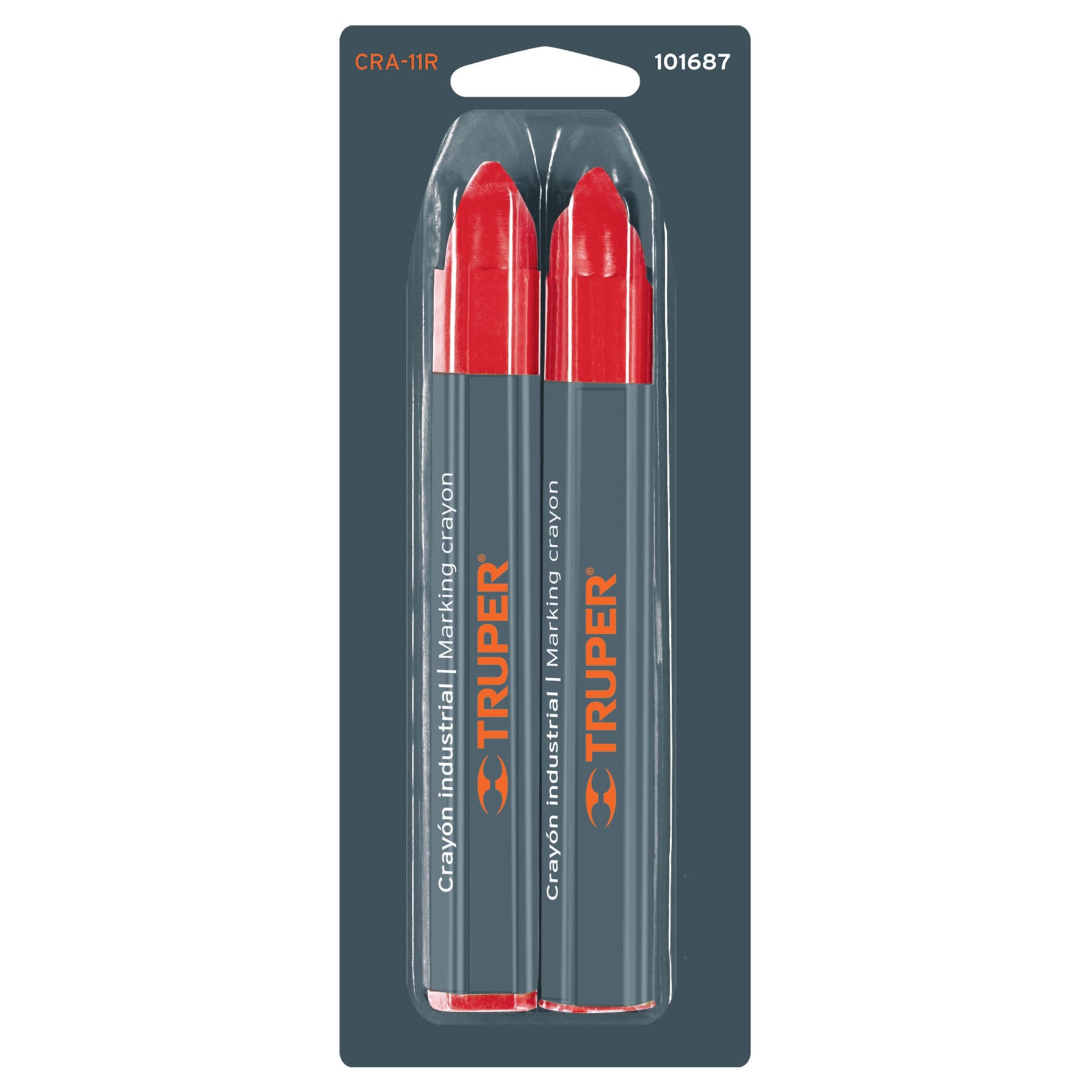 CRAYON INDUSTRIAL ROJO (2 PIEZAS) (CRA-11R)