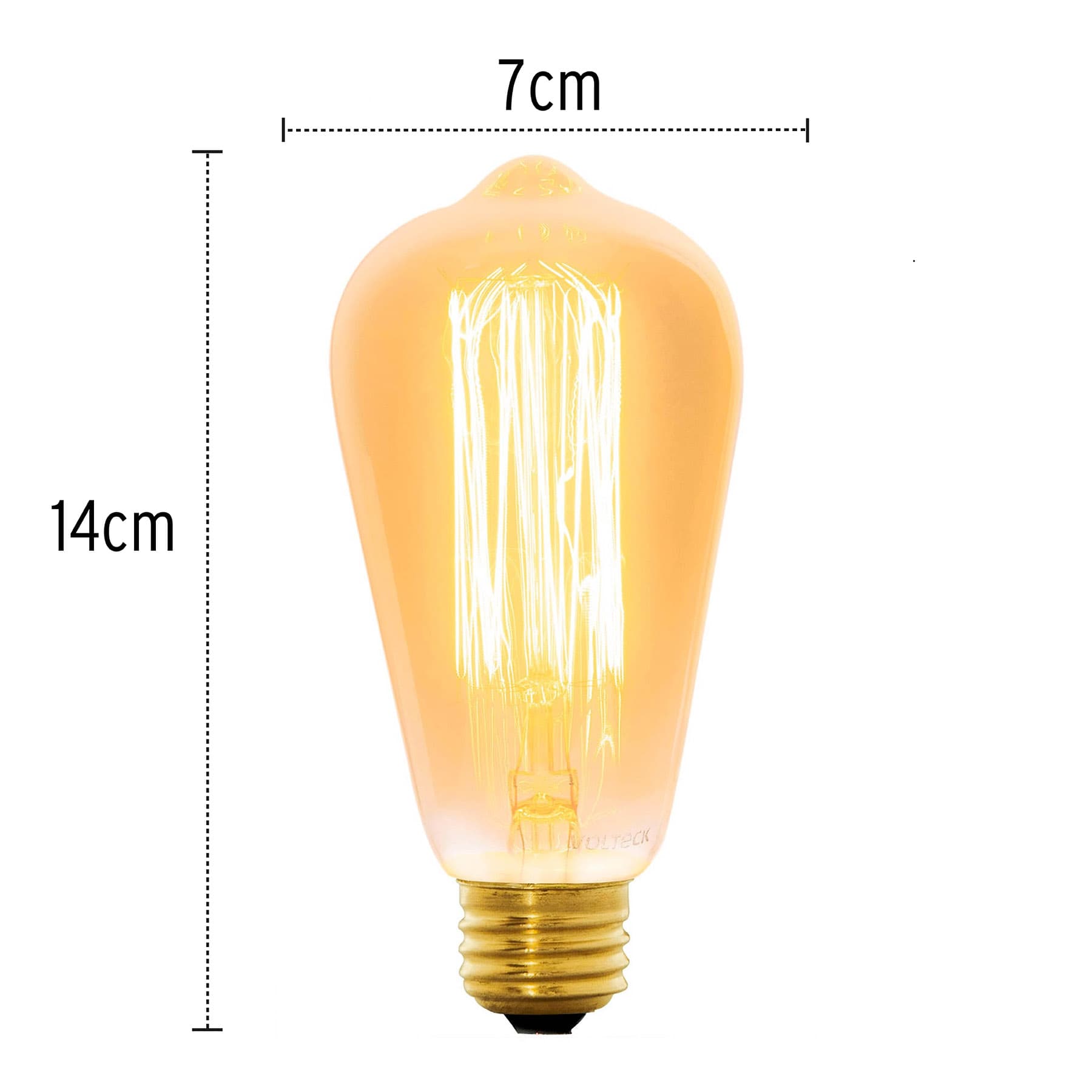 FOCO TIPO EDISON VINTAGE 40 W VOLTECK (FIV-40E)