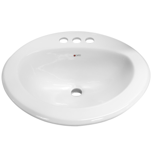 LAVABO U OVALIN BLANCO TERRA CATO