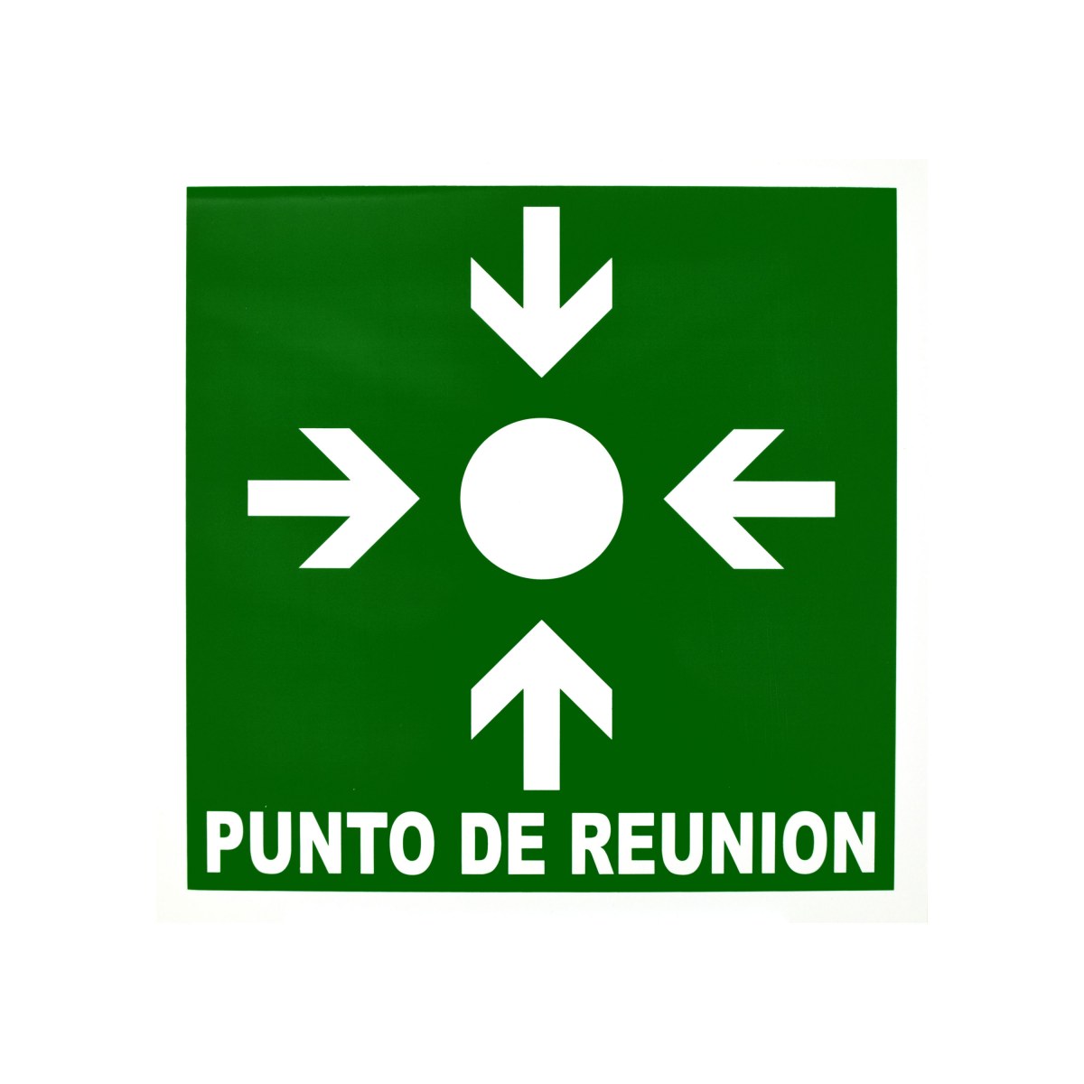 LETRERO ADVERTENCIA (PUNTO DE REUNION) (TPS224)