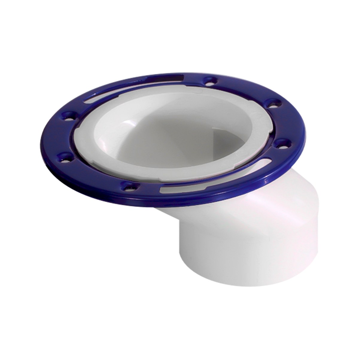 BRIDA P/WC CON DESVIO PVC 4