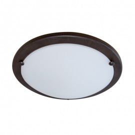 LAMPARA PLAFOND C/CRISTAL TIPO CHOCOLATE CALUX (BL24CH)