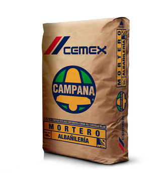 CEMENTO MORTERO CAMPANA 25 KG.