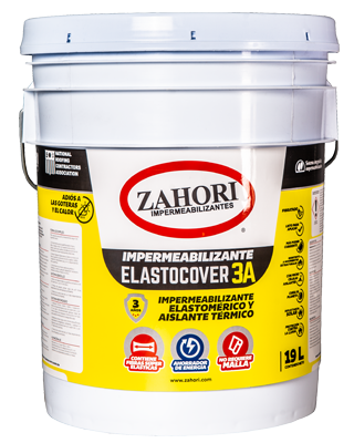 ELASTOCOVER FIBRATADO ZAHORI 3 AÑOS BLANCO CUBETA