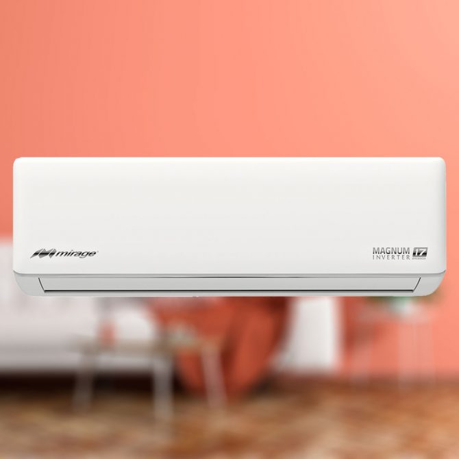 MINISPLIT MIRAGE INVERTER (17) 3 TON. FRIO-CALOR 220V