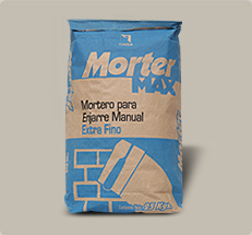 CEMENTO MORTERO MORTER MAX P/ENJARRE EXTRA FINO (25 KG)