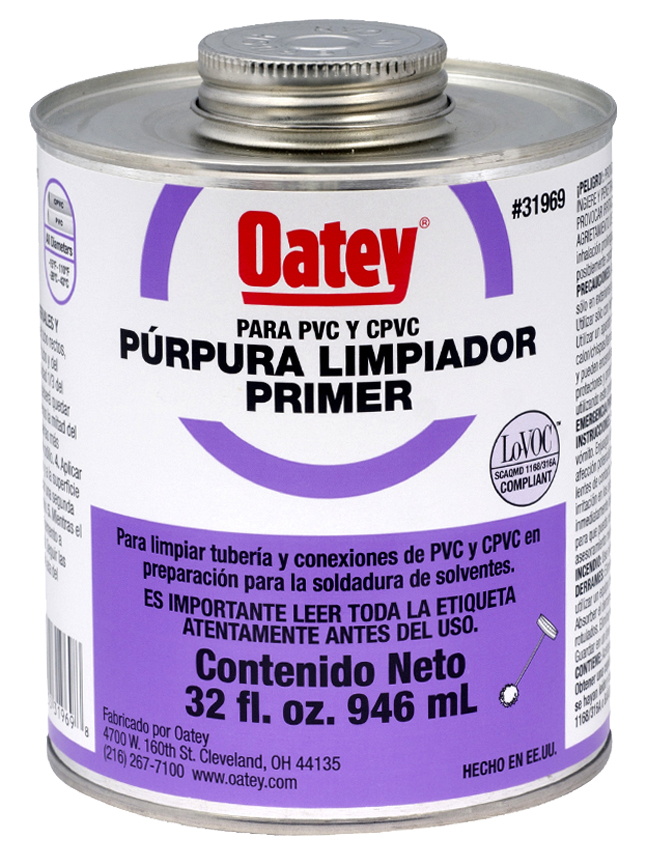 PRIMER LIMPIADOR MORADO OATEY 1/8 LT (32366MX)