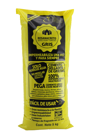 RESANACRETO GRIS 5 KG