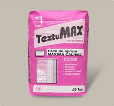 TEXTUMAX DE ACABADO INTERIOR (20 KG) SIN COLOR (SACO ROSA)