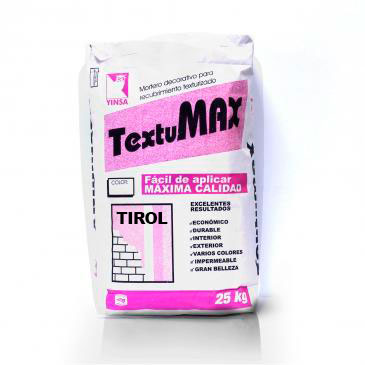 TEXTUMAX TIROL ALIGERADO P/CIELOS (15 KG)