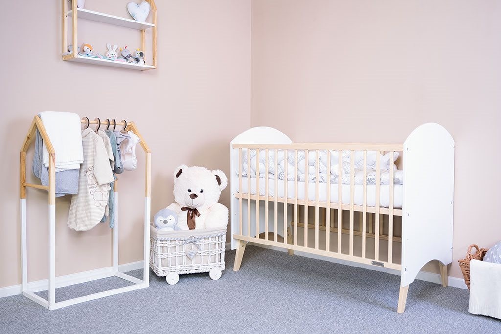Dětská postýlka New Baby BELLA bílá-přírodní