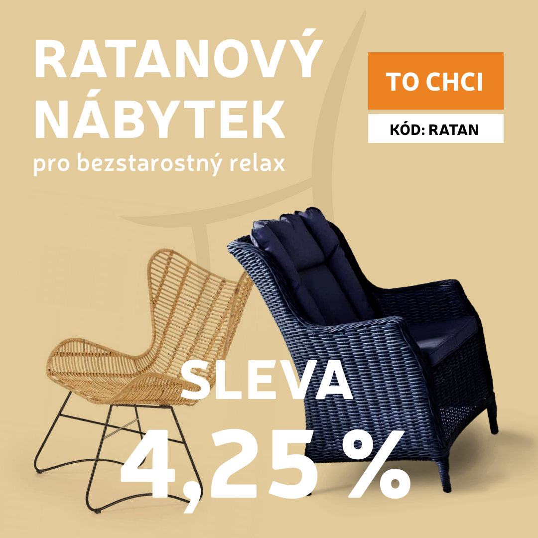 akce kovový zahradní nábytek