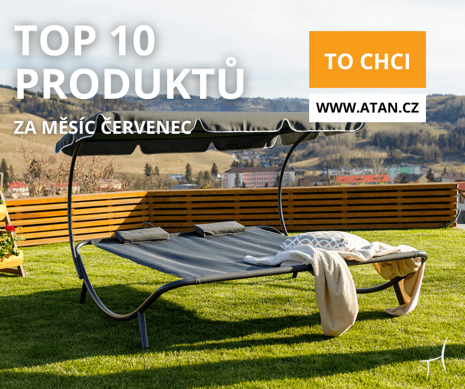 postel na zahradu pro dva