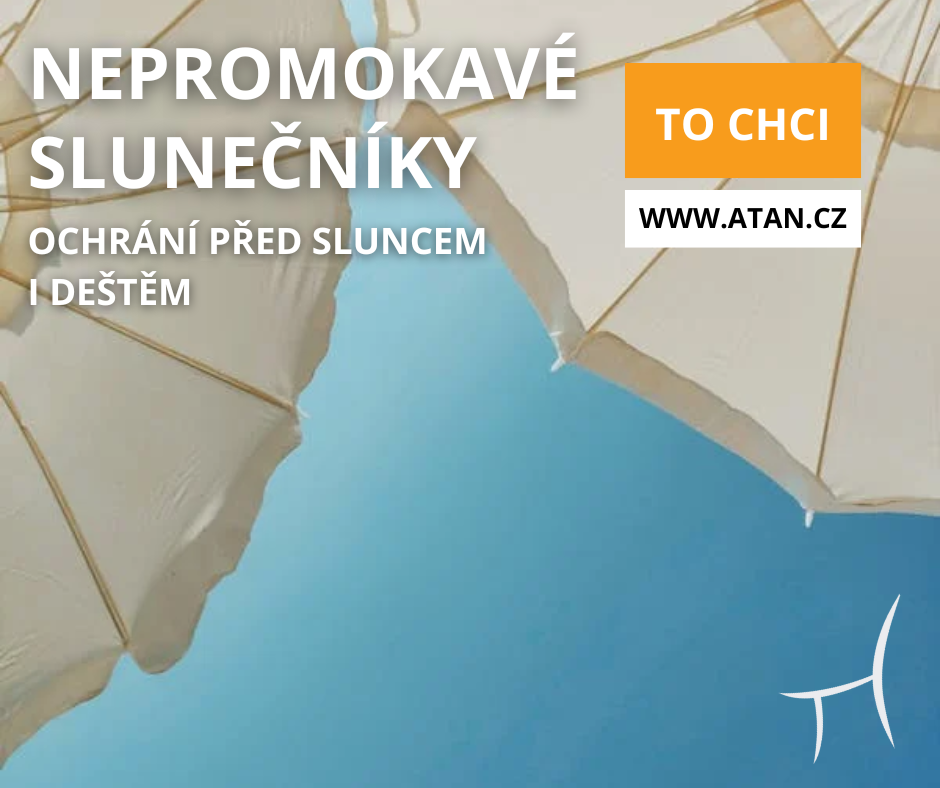 nepromokavé slunečníky