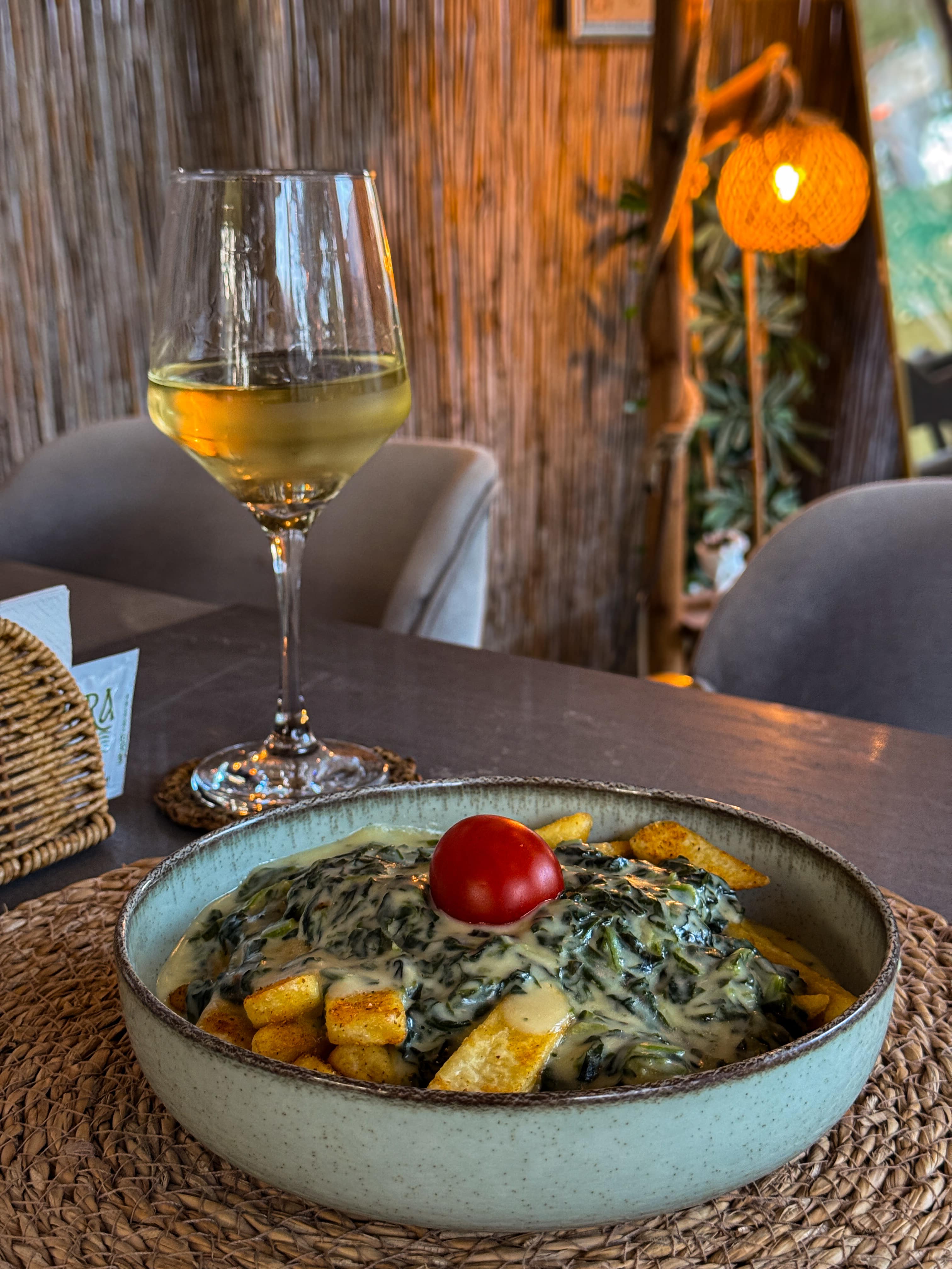 ISPANAKLI KREMALI PATATES KIZARTMASI