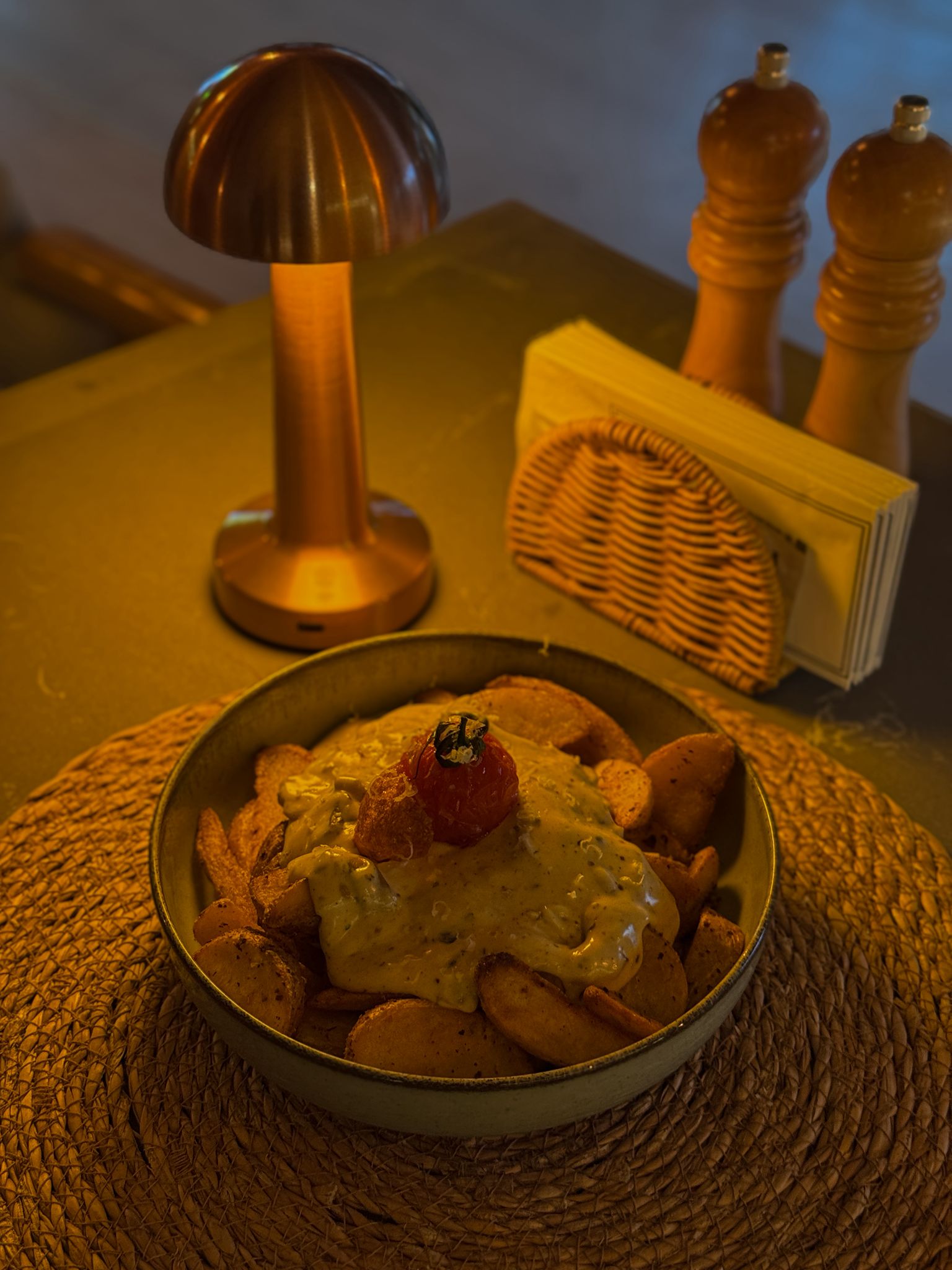 KREMALI MANTARLI PATATES KIZARTMASI