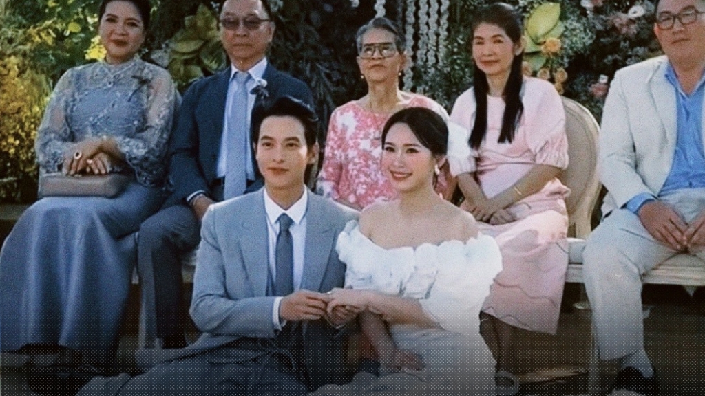 เจมส์ จิรายุ และ โฟม เบญจมาศ เข้าพิธีวิวาห์ในบรรยากาศสวนสวยสุดอบอุ่น ครอบครัว-เพื่อนร่วมยินดี