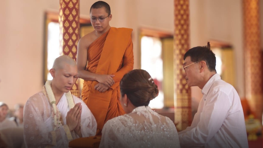มิว ศุภศิษฏ์ เข้าพิธีอุปสมบทรับฉายาทางธรรม ‘ปุญญวัฑฒโนภิกขุ’ แปลว่า ‘ผู้คงแก่การศึกษาเล่าเรียน’