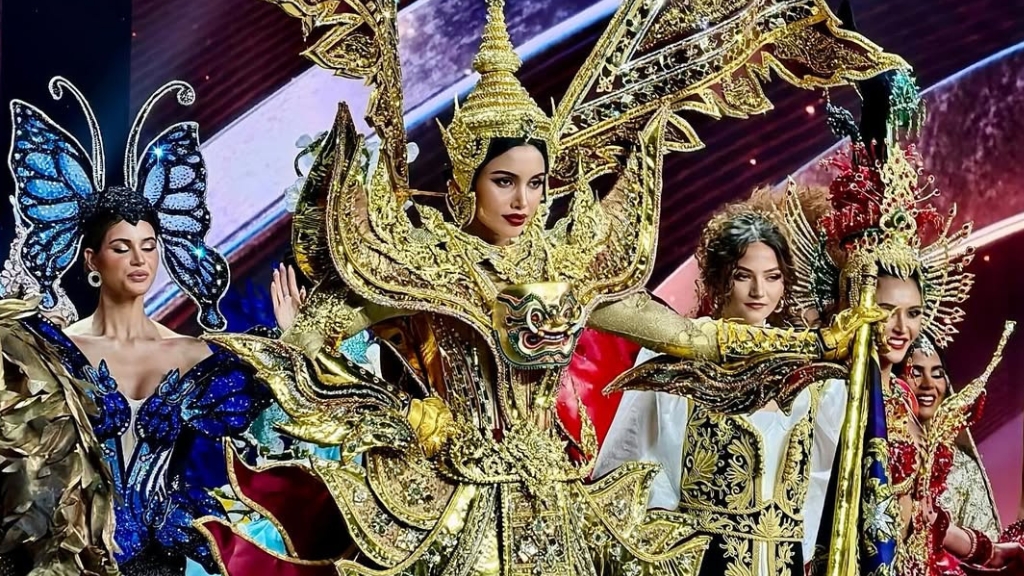 วีณา ปวีณา ถ่ายทอดความแข็งแกร่งและทรงพลัง ในรอบชุดประจำชาติที่ได้แรงบันดาลใจจากพญายักษ์ผู้ปกป้องแผ่นดินไทย