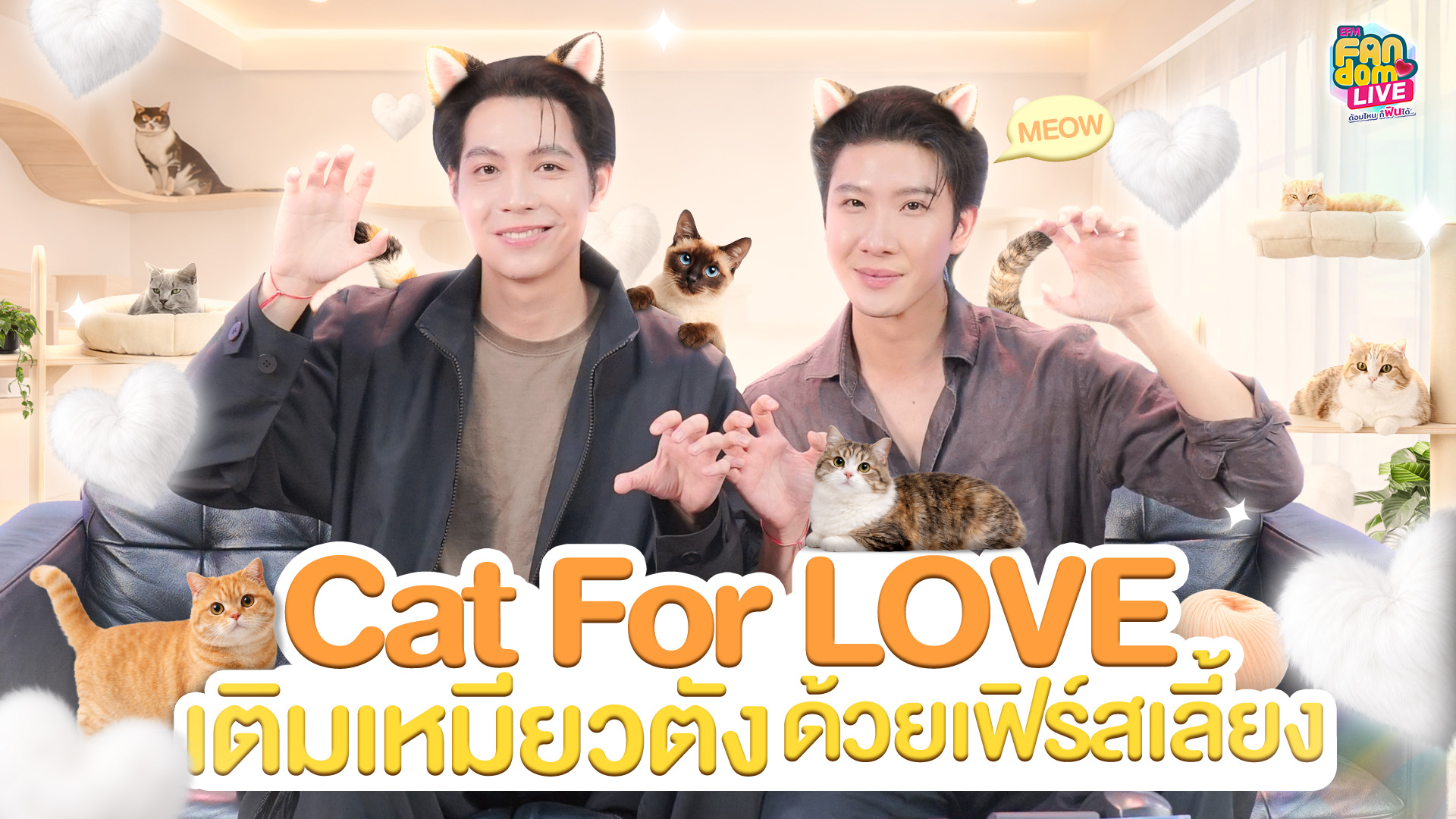 Cat For LOVE เติมเหมียว "ข้าวตัง" ด้วย "เฟิร์ส" เลี้ยง! | Highlight EFM FANDOM LIVE 5 ก.พ. 69