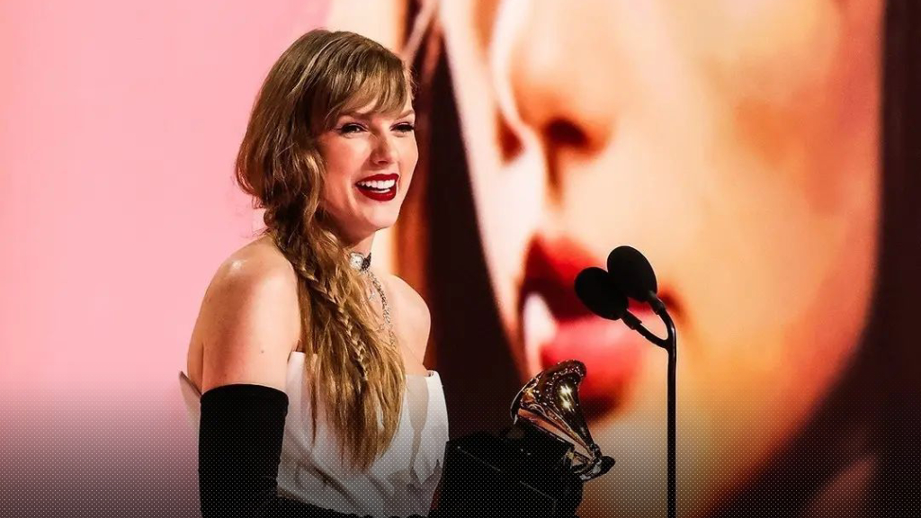 เซอร์ไพรส์! Taylor Swift ประกาศปล่อยอัลบั้มใหม่ขณะขึ้นรับรางวัล Grammy Awards โดยทั้ง 16 แทร็กและโบนัสแทร็กจะฟังได้พร้อมกัน 19 เมษายนนี้