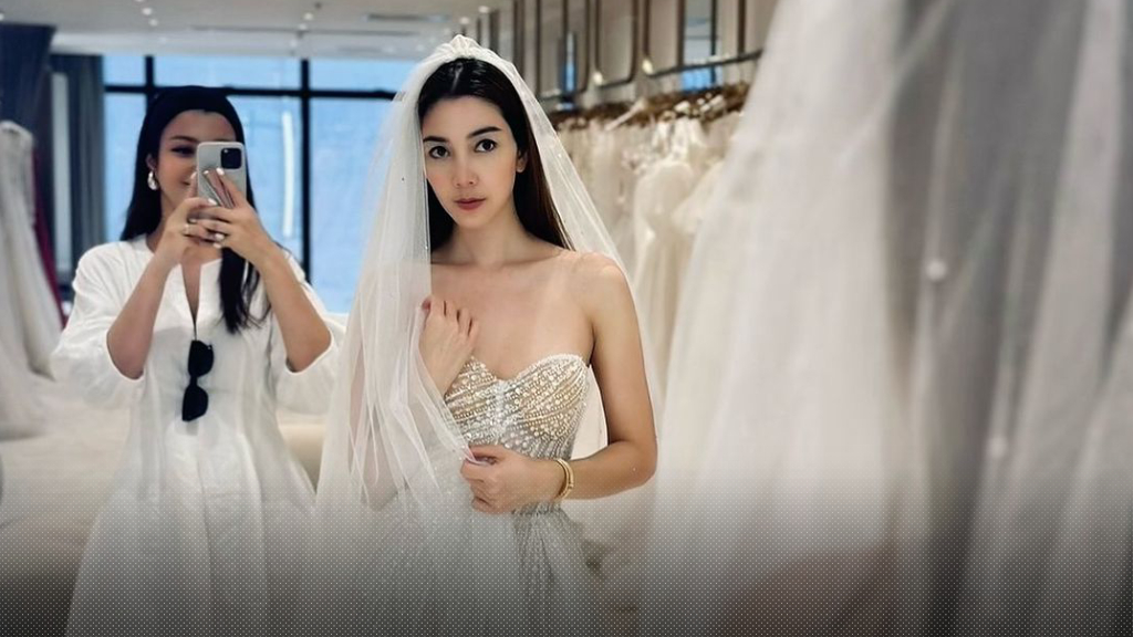 วุ้นเส้น วิริฒิพา ลองชุดแต่งงานระหว่างเที่ยวฮ่องกง อุ่นเครื่องก่อนถึงวันวิวาห์หวาน