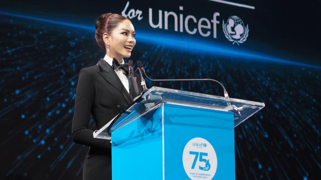 แอนนา เสืองามเอี่ยม ได้รับการแต่งตั้งให้เป็น Friend of Unicef และมีแผนจะสร้างโอกาสทางการศึกษาของเด็ก ๆ