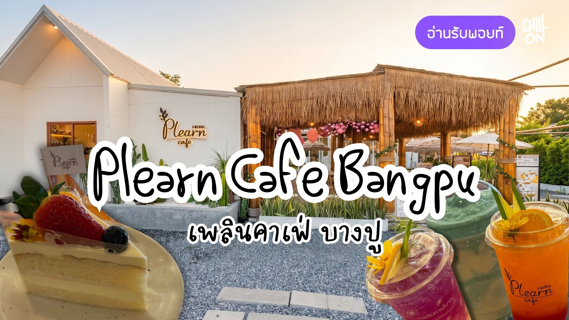 เพลินคาเฟ่ บางปู คาเฟ่ในสวนบรรยากาศโฮมมี่