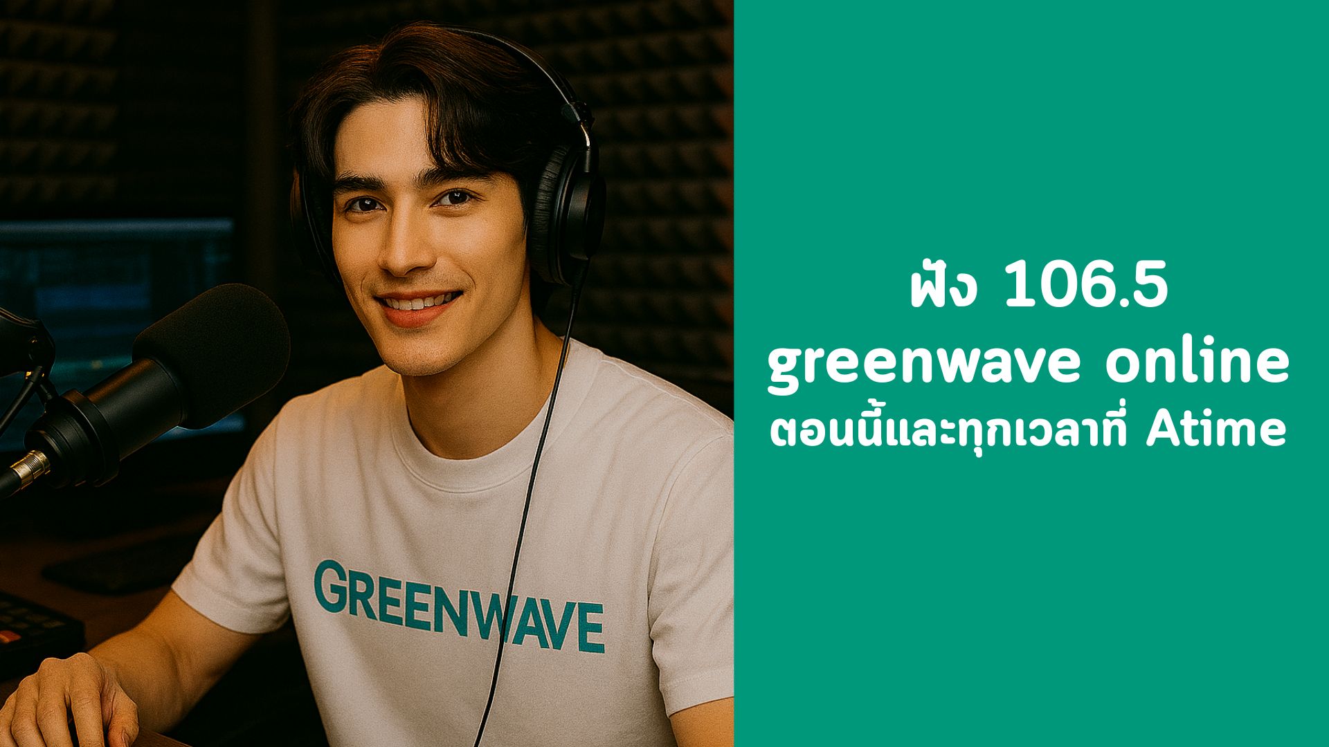 ฟัง 106.5 greenwave online ตอนนี้และทุกเวลาที่ Atime