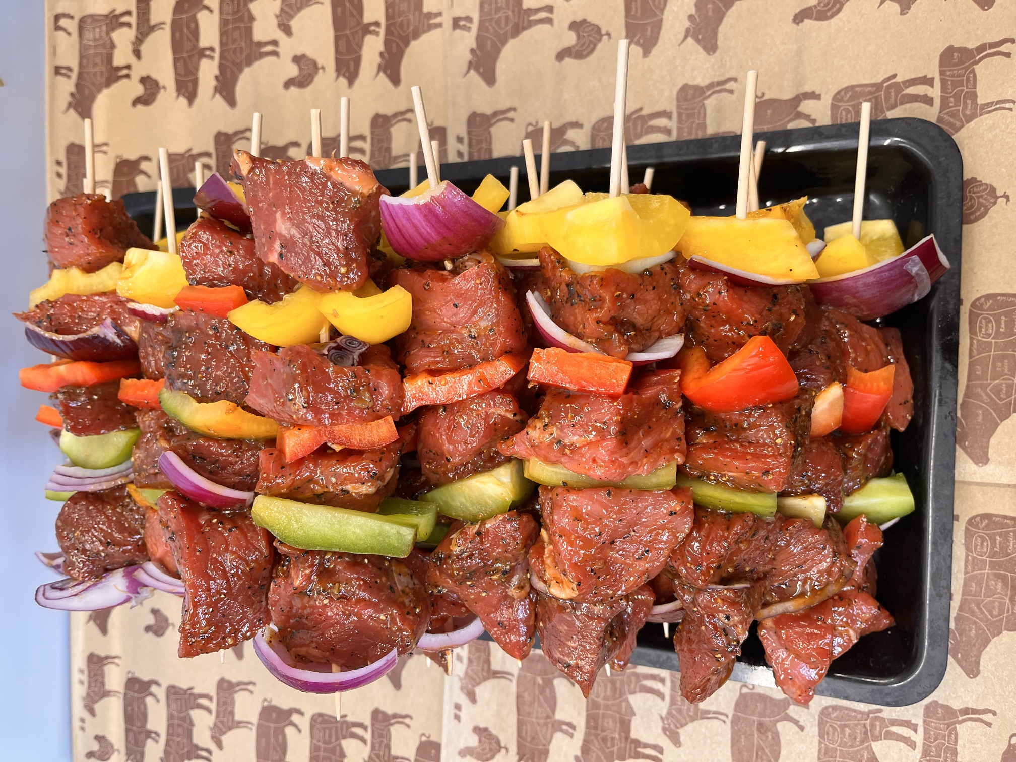 Rump Steak Kebabs