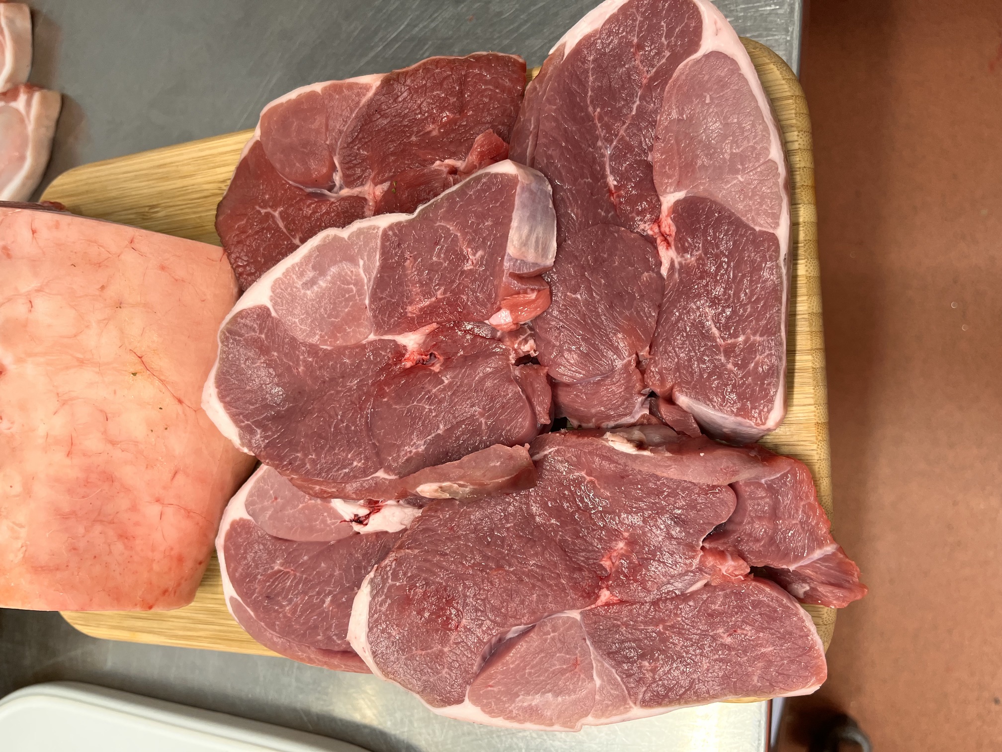 English lamb steaks