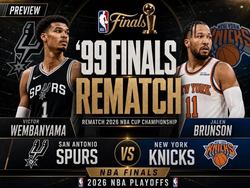 Spurs and Knicks Set for NBA Finals Game 1 Rematch in San Antonio