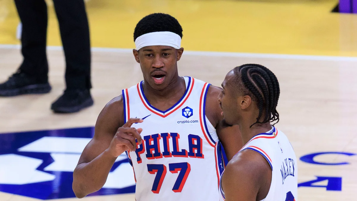 Edgecombe Etches Rookie Playoff History in Sixers' Game 2 Stunner