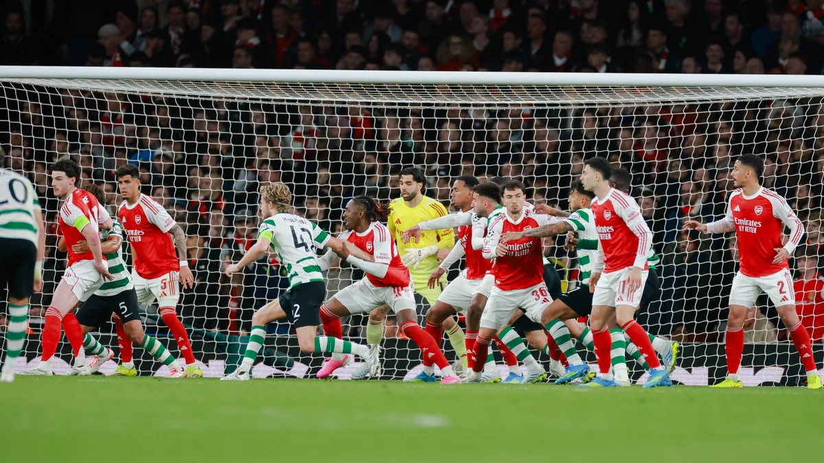 Arsenal edges past Sporting in Champions League thriller