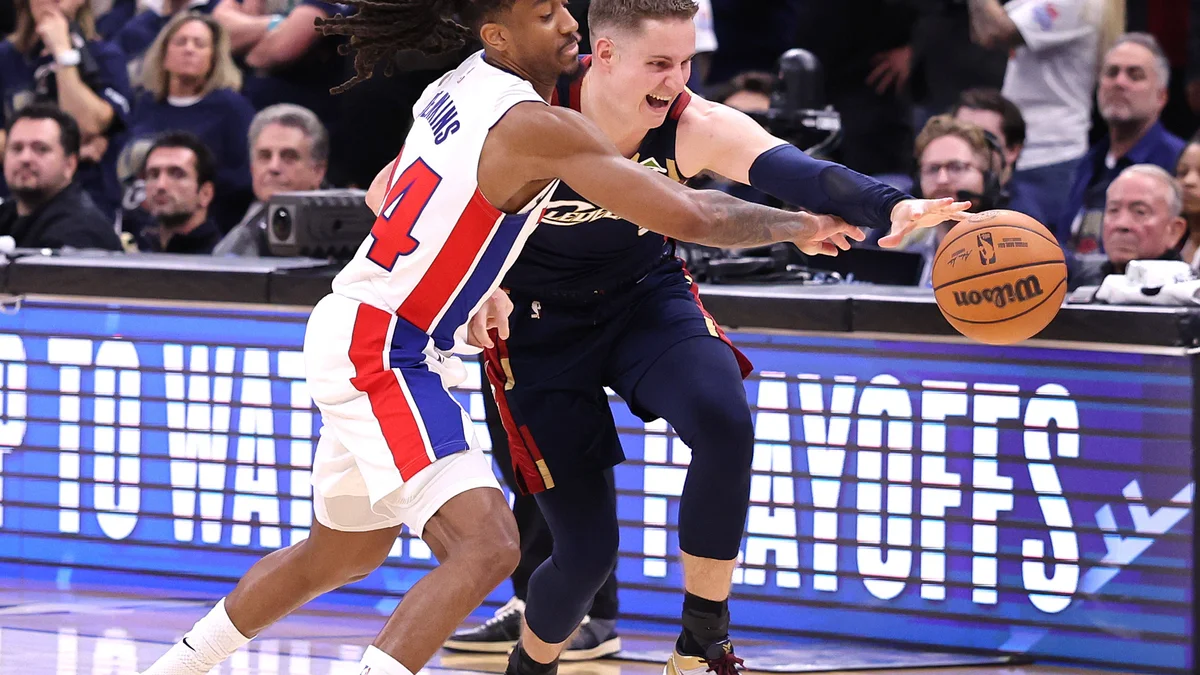 Detroit Stars Gibbs, Big Sean Attend Pivotal Pistons-Cavs Game 5