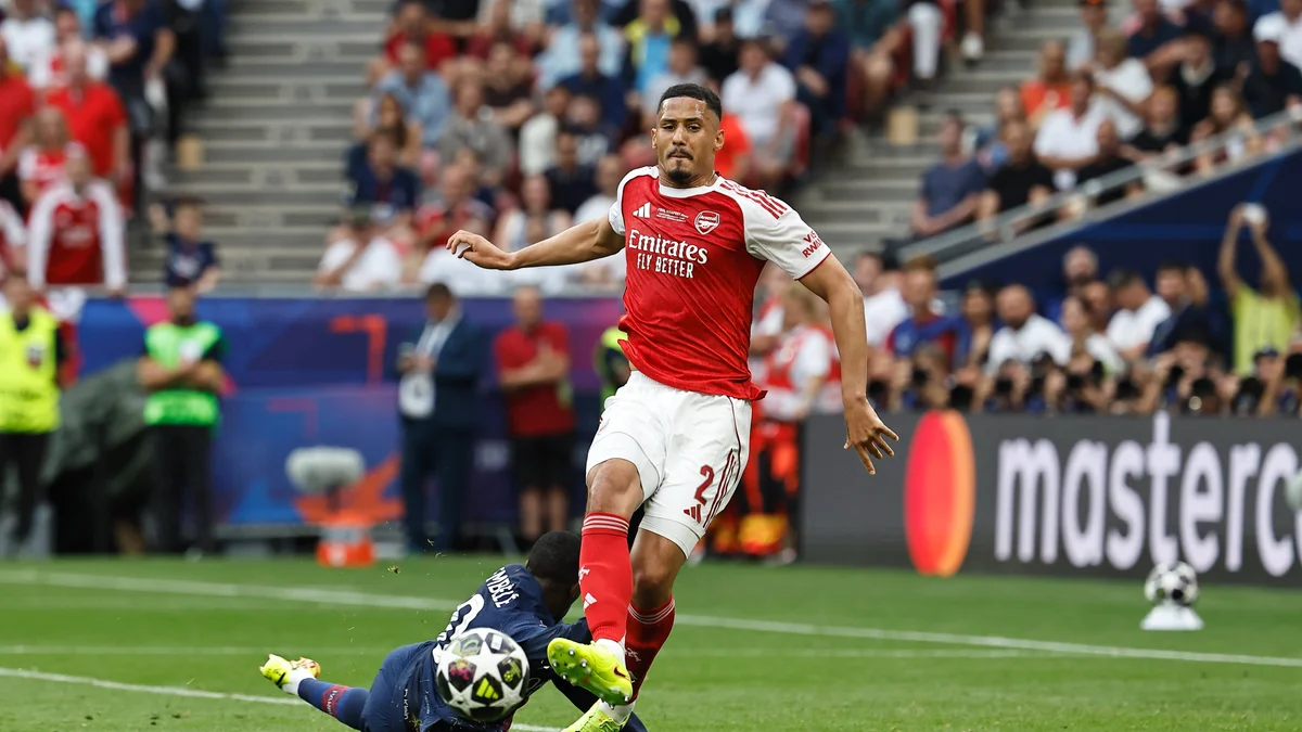 Saliba Reveals Pain Barrier Play in Arsenal's Premier League Title Run