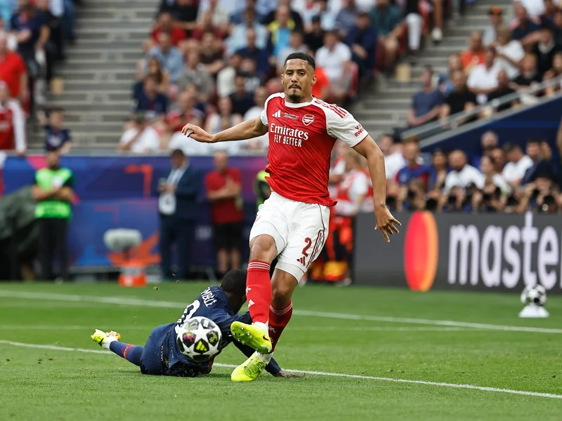 Saliba Reveals Pain Barrier Play in Arsenal's Premier League Title Run