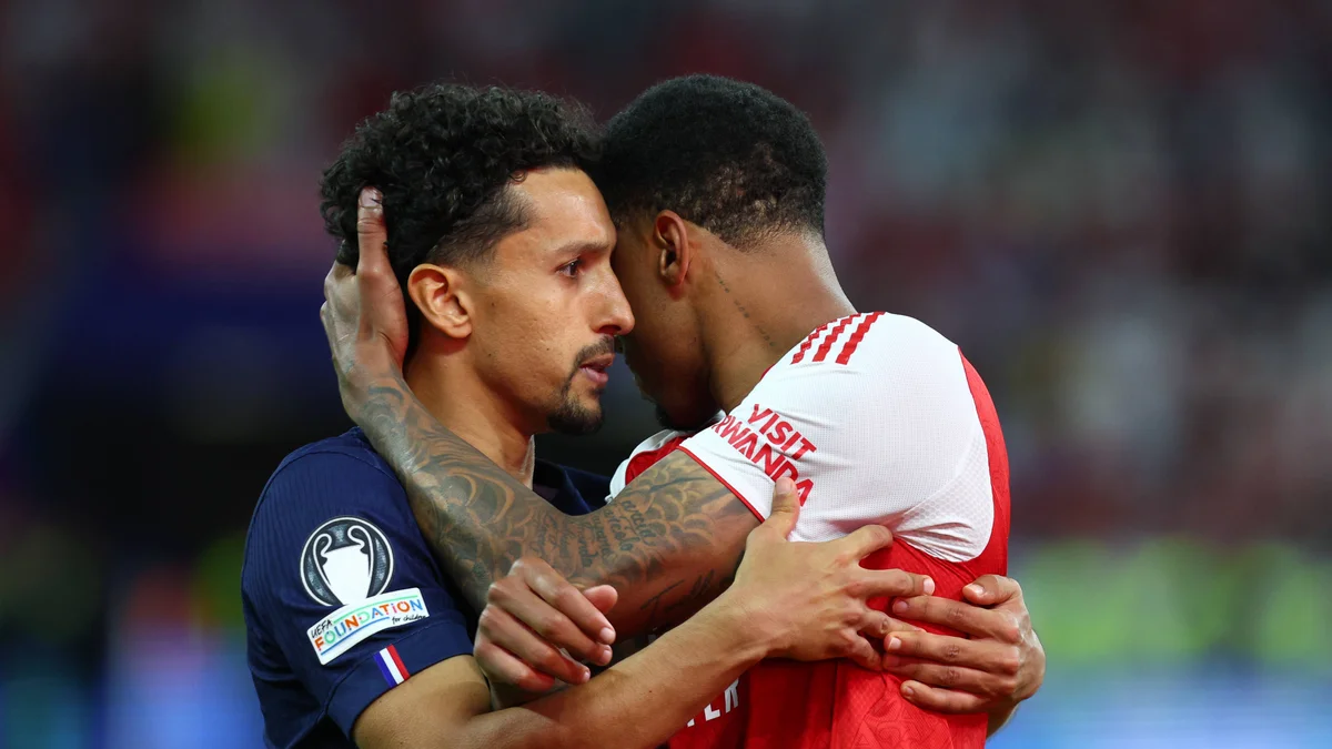 Marquinhos Offers Solace to Gabriel After Champions League Final Defeat