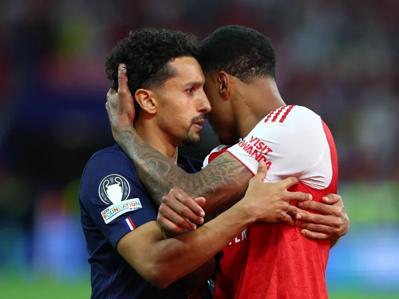 Marquinhos Offers Solace to Gabriel After Champions League Final Defeat