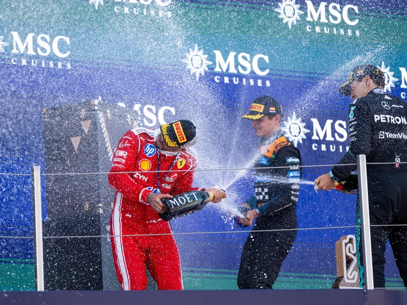 Hamilton leads historic all-British Formula 1 podium in Barcelona