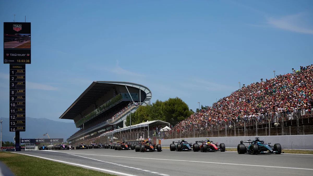 Antonelli retires in Barcelona as Hamilton takes first Ferrari win