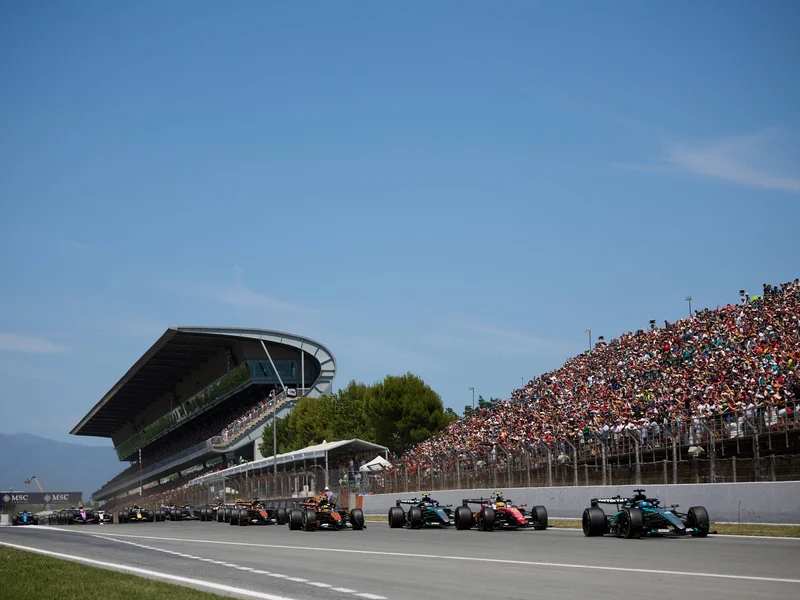 Antonelli retires in Barcelona as Hamilton takes first Ferrari win
