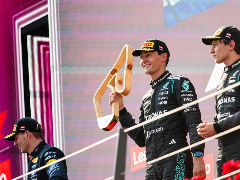 Verstappen Backs Russell's Austrian Pole, Calls for Rule Review