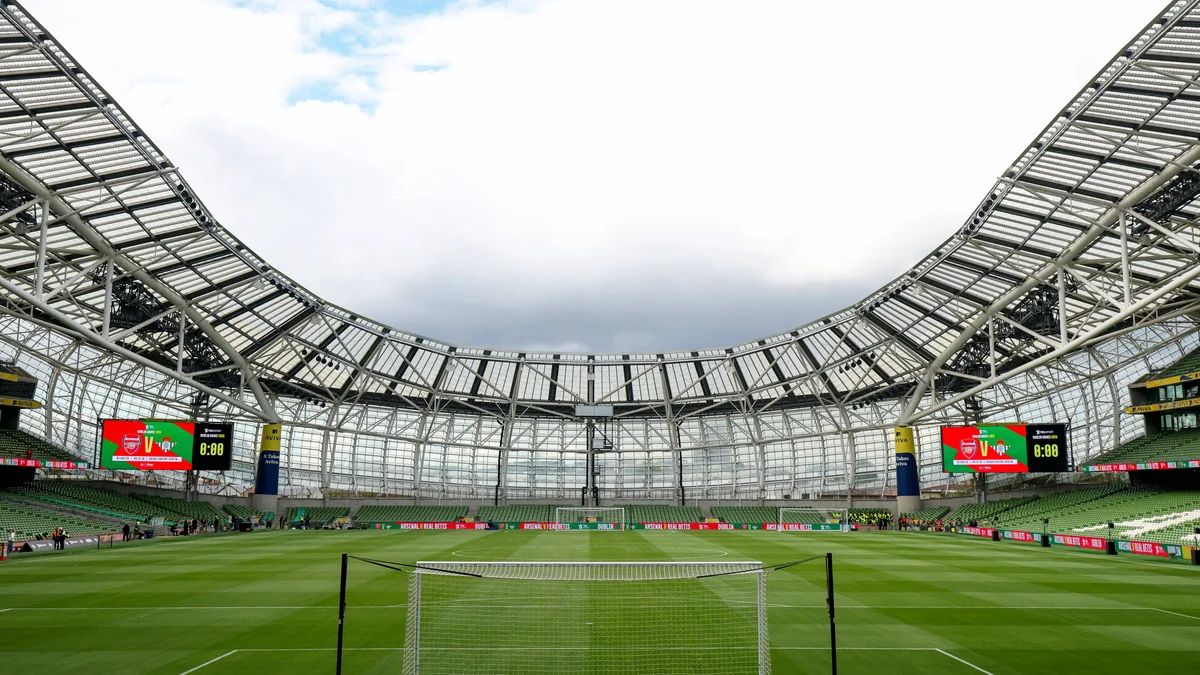 Traffic Delays Arsenal vs. Real Betis Pre-Season Friendly in Dublin