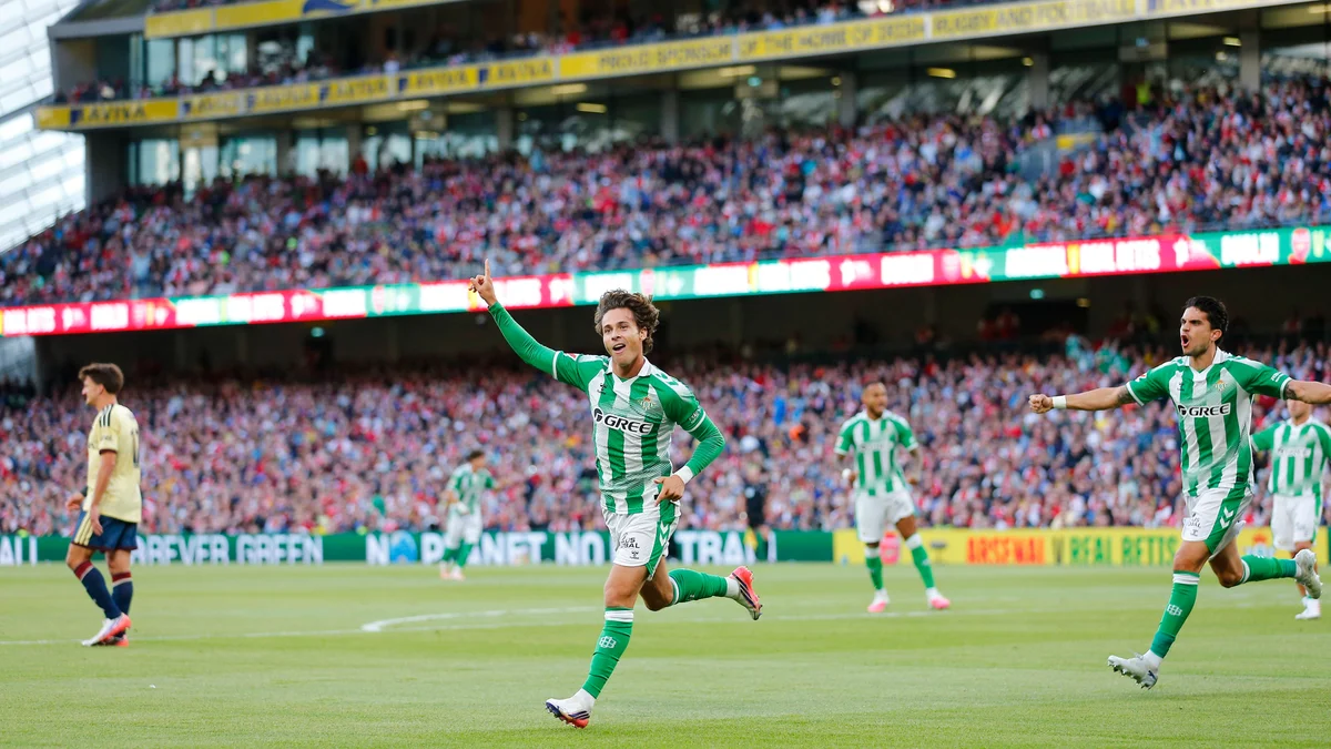 Real Betis Defeat Arsenal 3-1 in Dublin Friendly, Gunners Suffer First Pre-Season Loss